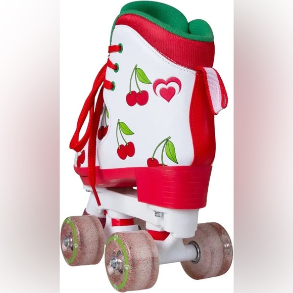 🍒Cherry Roller Skates - Circle Society girls 12-3 adjustable skates. NWT🍒 - Picture 3 of 14